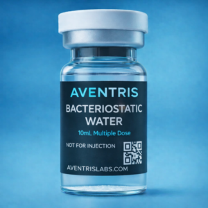Bacteriostatic Water 10mL vial (gamma-sterilised, sealed)