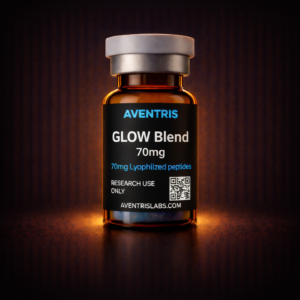 GLOW Blend (BPC-157 + TB-500 + GHK-Cu) – 70mg